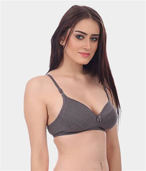 inner label lycra cotton non padded t shirt bra for daily wear at rs
