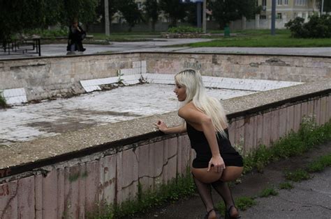 perfect russian blonde teen shows boobs and pussy at public russian sexy girls