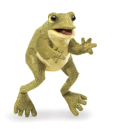 funny frog puppet  folkmanis
