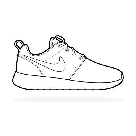 sketches  nike shoes coloring pages