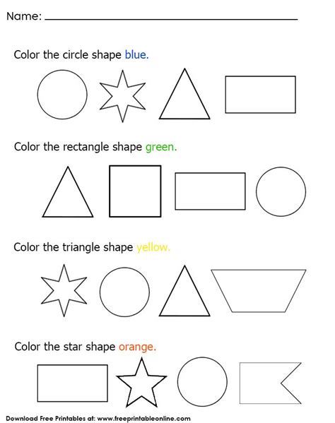 shapes worksheet kindergarten kindergarten coloring pages shapes