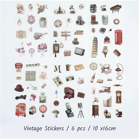 price lowered bullet journal stickers vintage themed hobbies toys