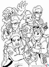 Ghostbusters Coloring Pages Printable Kids Ghost Busters Color Books Print Stay Extreme Puft Cartoon Drawing Coloriage Party Birthday Activities Adults sketch template