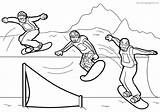Snowboard Snowboarding Fahren Lumilautailu Snowboarden Varityskuvia Tipareste Tulosta Drucken sketch template