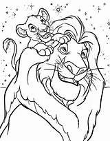 Coloring Pages Lion King Kids Disney Mufasa Simba Characters K5worksheets Stitch sketch template