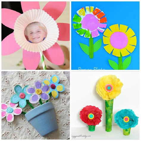 cute creative flower crafts  kids  joy filled life