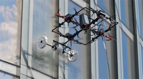 window washing drone   jobs   risking human lives shouts