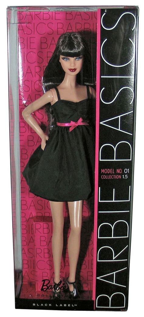 Barbie Basics Doll Black Dress Muse Model No 1 01 001