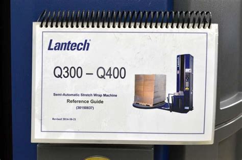lot   lantech   semi automatic pallet wrapper click   video wirebids