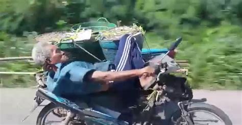 Laid Back Grandpa Rolls His Tricycle Like Total Boss Video Coconuts