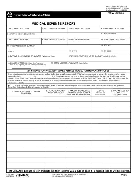 Va 21p 8416 2018 Fill And Sign Printable Template Online Us Legal Forms