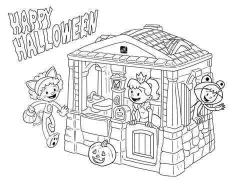 halloween ideas  kids roundup  coloring page step blog