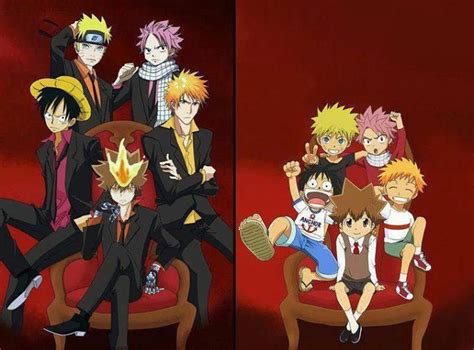 naruto naruto natsu fairy tail luffy one piece