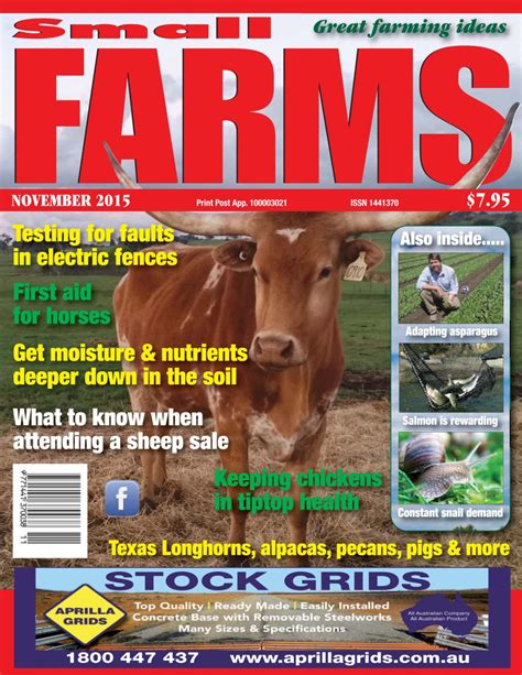 small farms magazine november  subscriptions pocketmags