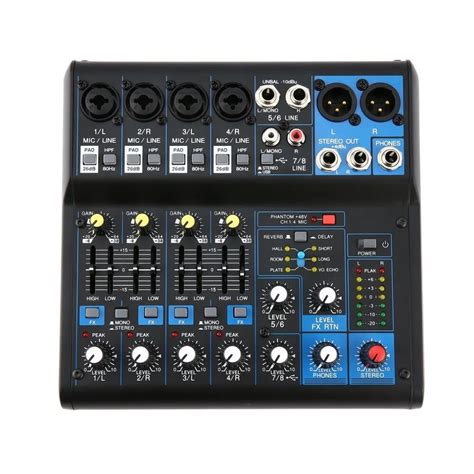 buy  channel dj powered mixer professional power mixing amplifier usb slot