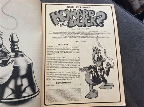 Howard The Duck Magazine 1 October 1979 Etsy