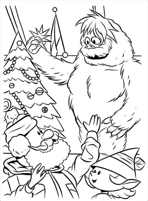 abominable snowman coloring page rudolph coloring pages snowman