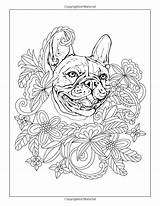 Coloring Colouring Frenchie Amazon French Bulldogs Dog Books Faithful sketch template