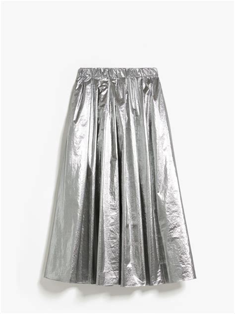 full skirt  taffeta silver weekend max mara
