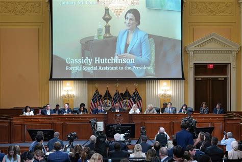 Cassidy Hutchinson Ex Meadows Aide Will Testify At Jan 6 Hearing