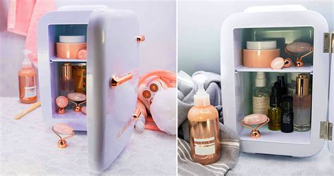 beauty fridge   skincare products cool