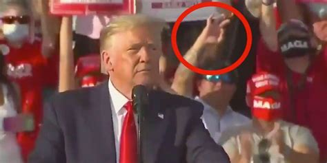 florida rally trump supporter accused   white power hand gesture indy