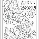 Well Coloring Card Printable Pages Kids Color Getcolorings Print Template sketch template