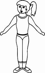 Clipart Body Outline Human Cliparts Library sketch template