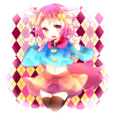 solo touhou short hair thighhighs skirt open mouth female