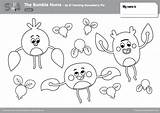 Bumble Nums Coloring Pages Color Episode Honking Gooseberry Pie Printables Simple Super Ep Supersimple sketch template