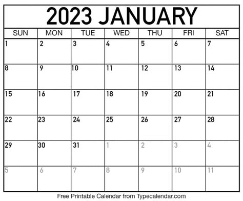 printable january  calendar templates  holidays
