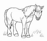 Horse Coloring Pages Walk Colorkid Print Kids Horses sketch template