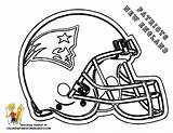 Coloring Patriots Football Printable Pages Helmet Pats sketch template