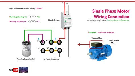 lead  phase motor wiring diagram   phase ac motors winding generator series