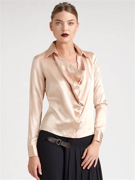 finest silk blouse outfits carey fashion