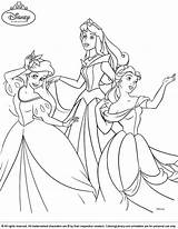Disney Coloring Princesses Color Pages Bunch Selected Popular Ve Print Most Just sketch template