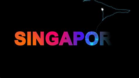 country  singapore multi colored   disappear   lightning stock footage