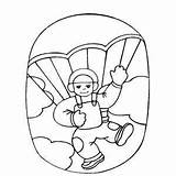 Coloring Pages Diving Skydiving Sky Color Boy Getcolorings Scuba Getdrawings Printable sketch template