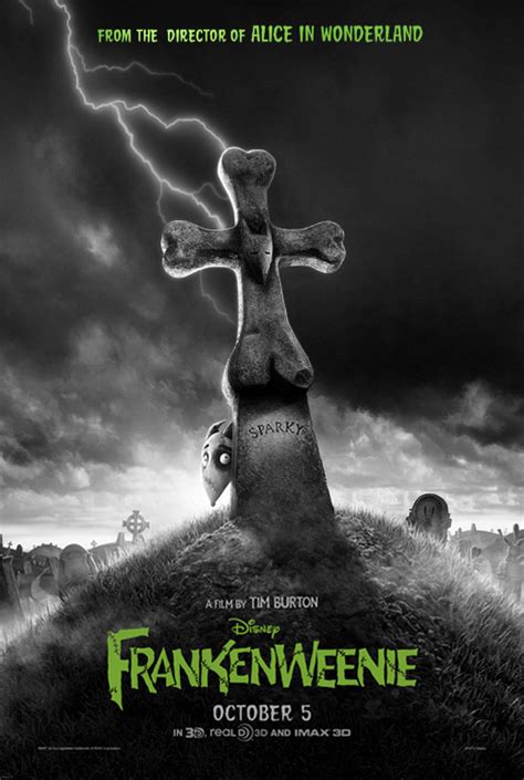 Tim Burton S Frankenweenie Poster Revealed — Geektyrant