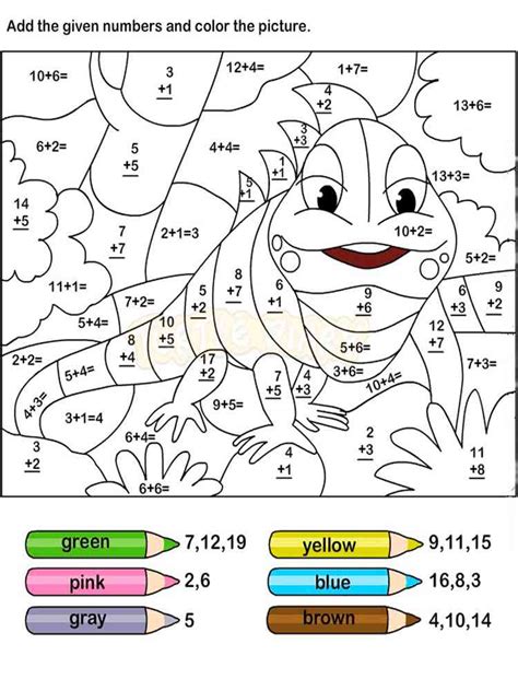 coloring math pages  printable worksheets
