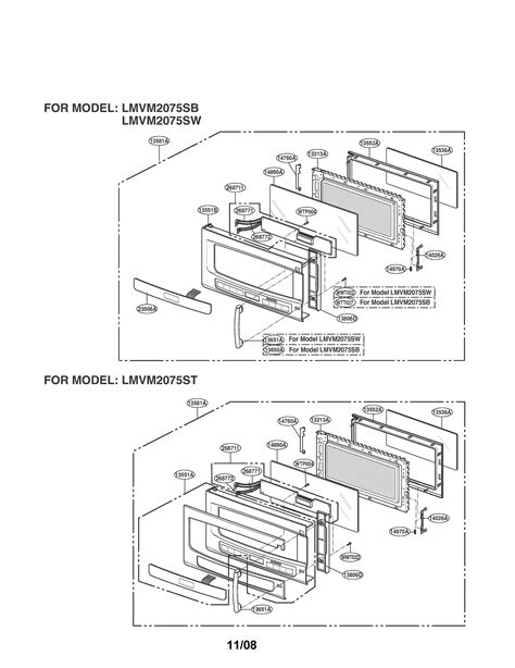lg microwave parts model lmvmst sears partsdirect