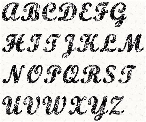font alphabet letter templates images  printable large