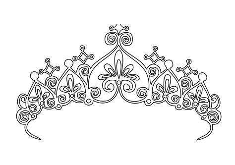 coloring pages  princess crowns   thousand