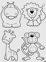 Coloring Pages Zoo Preschool Animal Toddlers Divyajanani sketch template