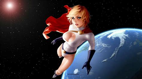 power girl in o espaço 2 dc comics wallpaper 41078747 fanpop