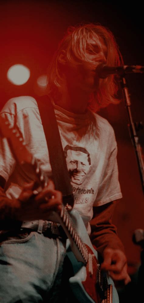 Image Kurt Cobain Poster 912x1920 Wallpaper