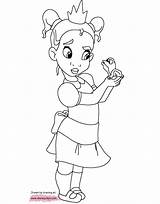 Tiana Pocahontas Ausmalbild Prinzessinnen Funcraft Kidsworksheetfun sketch template