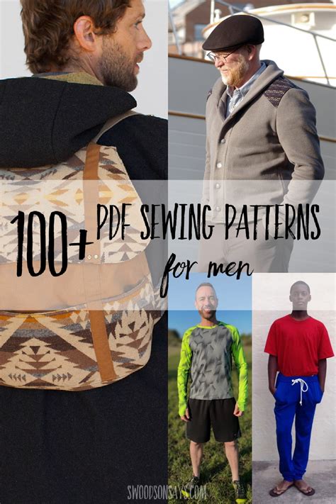 stylish  modern sewing patterns  men