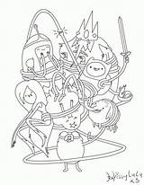 Adventure Time Coloring Pages Finn Cake Fionna Princess Friends Jake Characters Marceline Flame Colouring Tattoo Popular Deviantart Library Clipart Choose sketch template