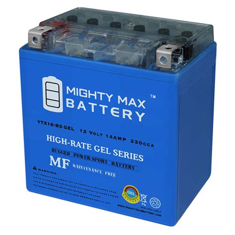 amazoncom mighty max battery ytx bs gel battery  suzuki vsgl intruder glp